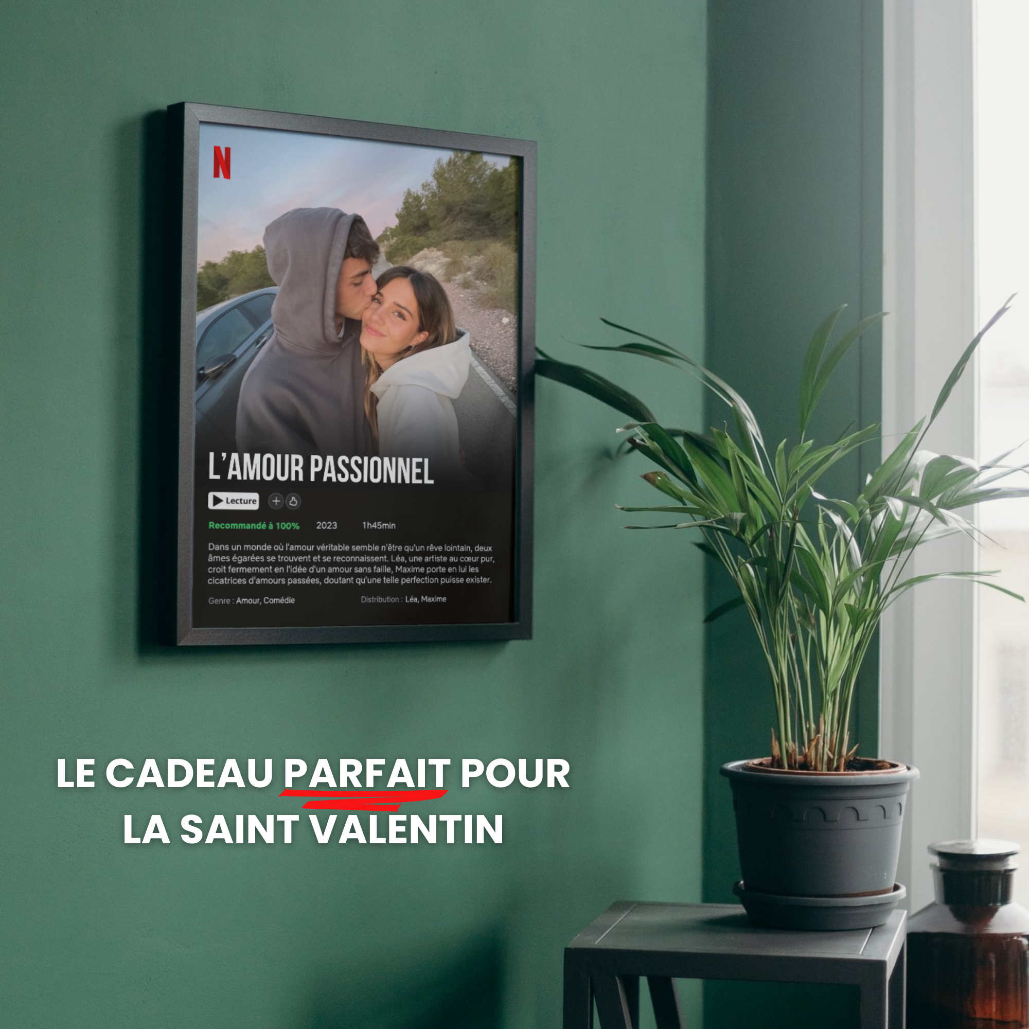 Netflix Couple - Affiche Personnalisée